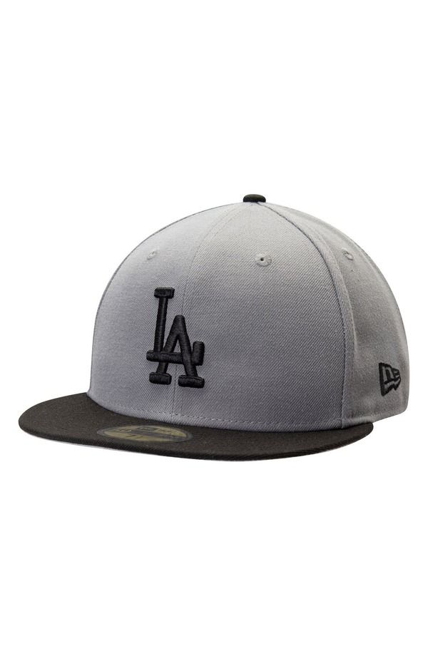 ニューエラ レディース アクセサリー 帽子 Mens New Era GrayBlack Los Angeles Dodgers TwoTone 59FIFTY Fitted Hat Gray グレー