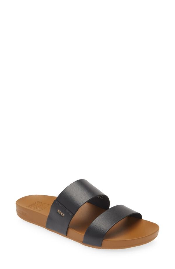 Reef Women's Water Vista Sandals - Black/Tan - 10 リーフ Reef Vista Kara レディース サンダル Black