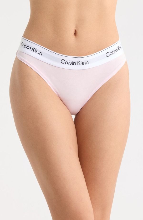 カルバンクライン レディース アンダーウェア パンツ コットン Calvin Klein Icon Cotton Blend Thong Cradle Pink ピンク