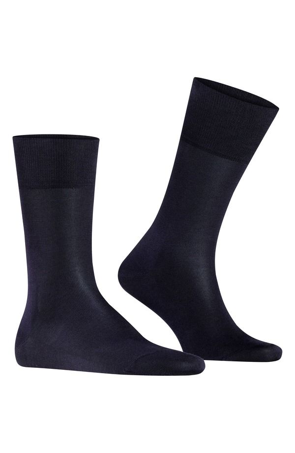 ファルケ メンズ アンダーウェア 靴下 コットン Falke Tiagorganicotton Dressocks Dark Navy ネイビー