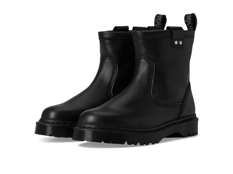 ドクターマーチン メンズ シューズ ブーツ・レインブーツ レザー Dr Martens Anistone Lo Leather Boots Black ブラック