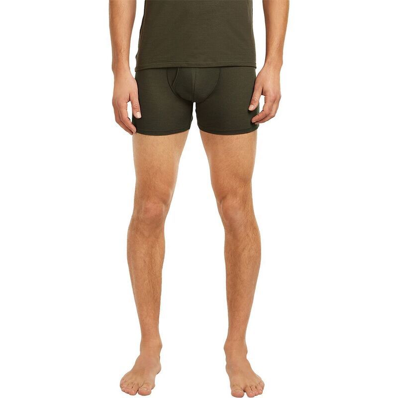 アイスブレーカー メンズ アンダーウェア ボクサーパンツ Icebreaker Anatomica Boxer Fly Mens Dark Loden