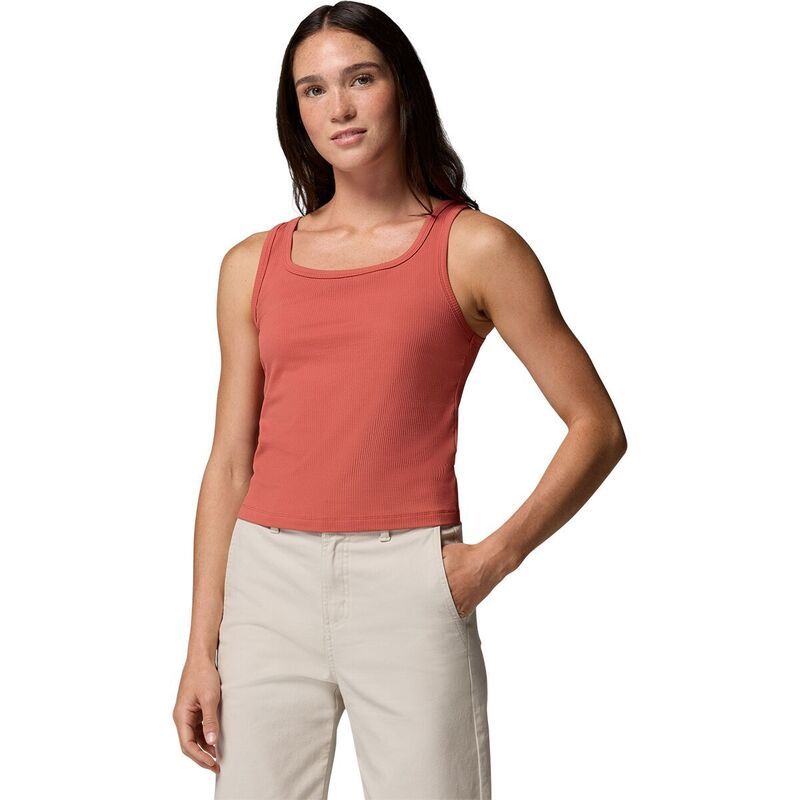 コロンビア レディース トップス タンクトップ Columbia Pinetown Canyon Rib Tank Top Womens Washed Red レッド