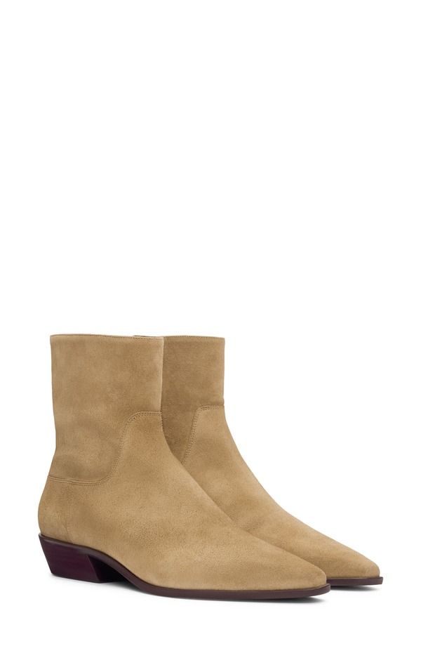 リフォーメーション レディース シューズ ブーツ・レインブーツ ミニ Reformation Dominique Bootie Hazel Suede