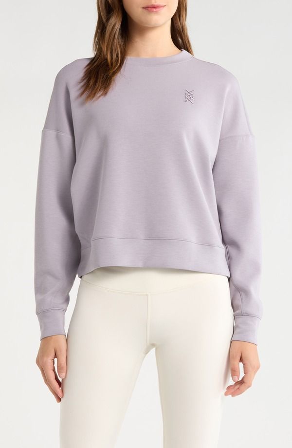 ローヌ レディース アウター パーカー・スウェット クルーネック シャツ Rhone DreamGlow Crewneck Sweatshirt Purple Smoke スモーク