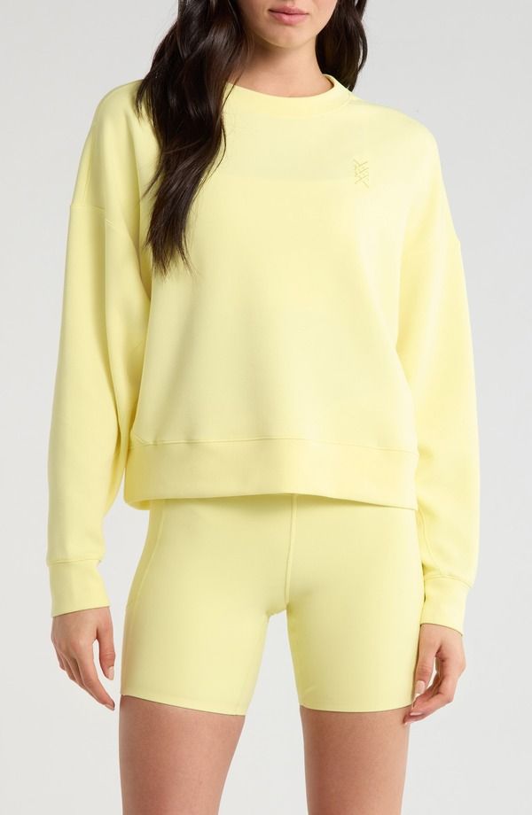 ローヌ レディース アウター パーカー・スウェット クルーネック シャツ Rhone DreamGlow Crewneck Sweatshirt Lemon Lime ライム