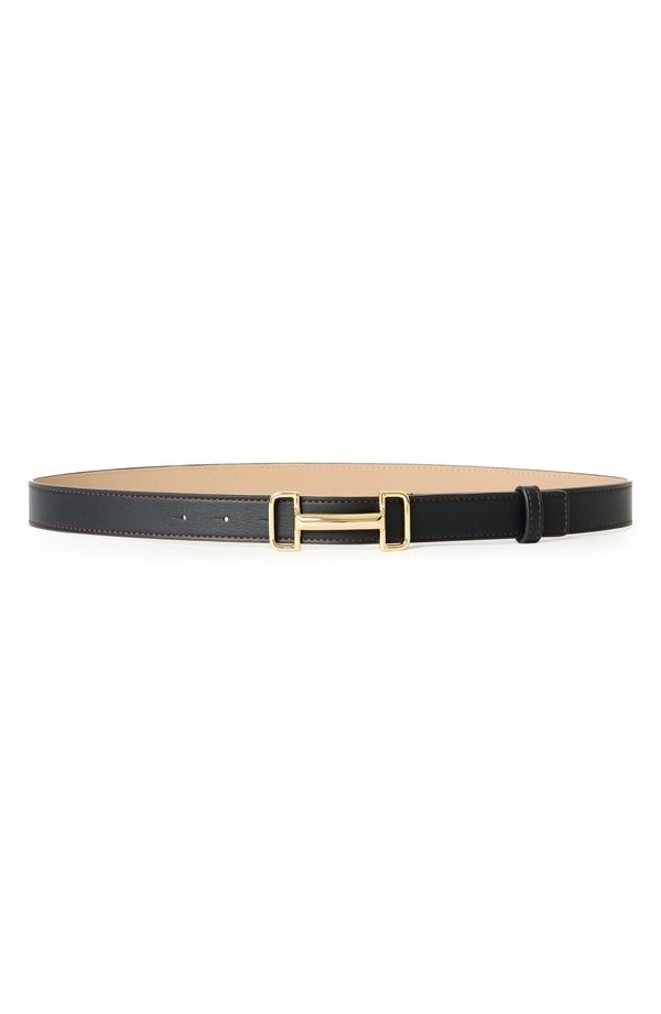 ビーロウザベルト レディース アクセサリー レザー BLow the Belt Louie Leather Belt Black Gold ブラック