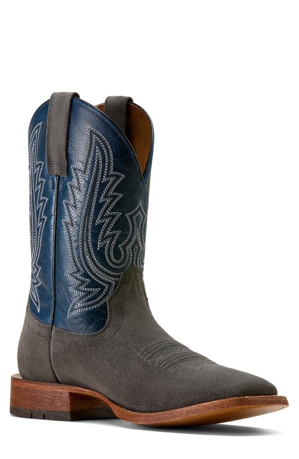 アリアト メンズ シューズ ブーツ・レインブーツ Ariat Country Roads Western Boot Gray グレー