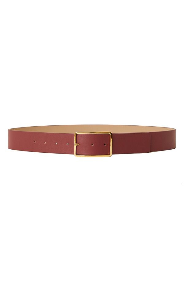 ビーロウザベルト レディース アクセサリー レザー BLow the Belt Milla Leather Belt Maroon Gold マルーン