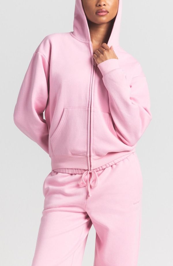 スキムズ レディース アウター パーカー・スウェット コットン フリース SKIMS Cotton Fleece Blend Classic ZipUp Hoodie Halite