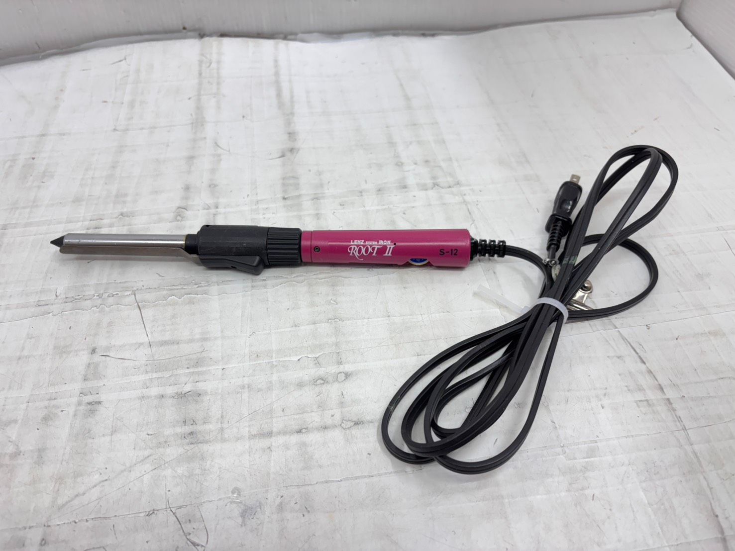 送料無料h14400 LENZ レンツ S-12 元巻きレンツルート アイロン 理容