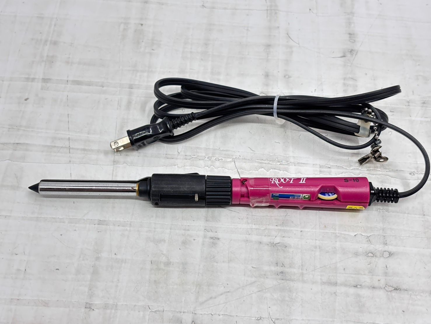 未使用品　LENZ S-10元巻きレンツルートアイロン　理容アイロン　丸アイロン 送料無料h14401 LENZ レンツ S-10 元巻きレンツルート アイロン 理容