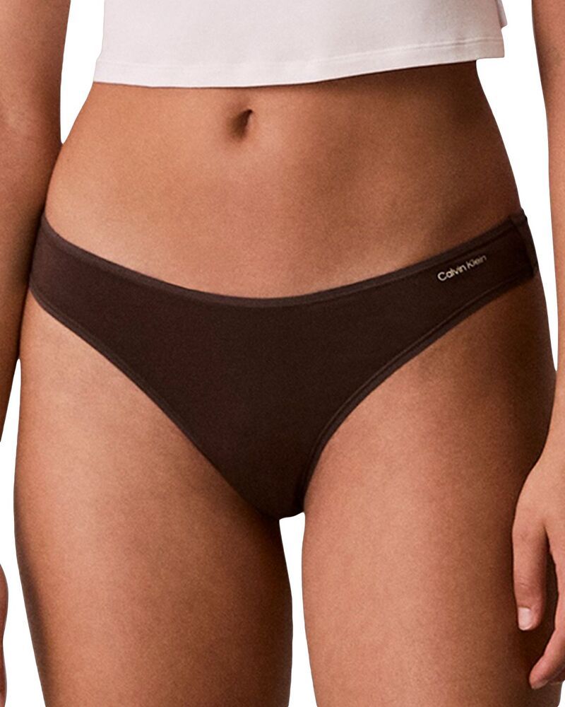 カルバンクライン レディース アンダーウェア パンツ Calvin Klein Ideal Thong Classic Taupe トープ