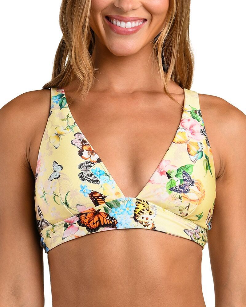 ラジャンス レディース 水着 トップのみ LAGENCE Lexi Garden Butterflies Bikini Top Multi マルチカラー