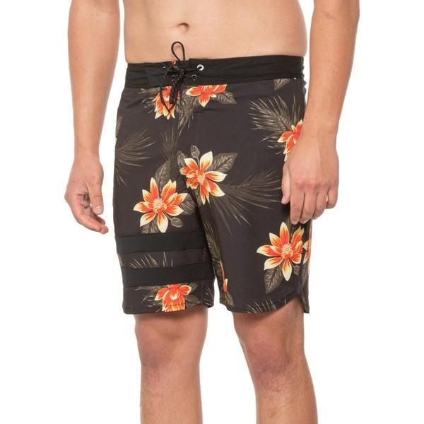 ハーレー メンズ 水着 ハーフパンツ・ショーツ ショートパンツ Hurley Phantom Block Party Boardshorts 18 Black ブラック
