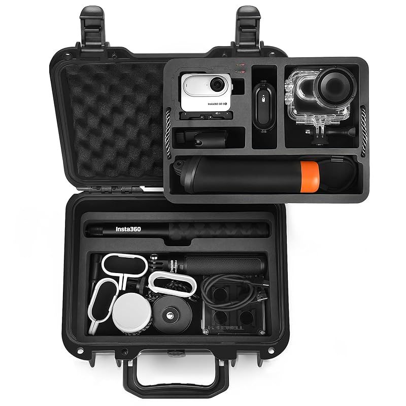 【新品】 Lekufee 防水ハードケース Insta360 GO 3S / Insta360 GO 3 ビデオブログカメラおよびアクセサリー対応 (ケースのみ) 0