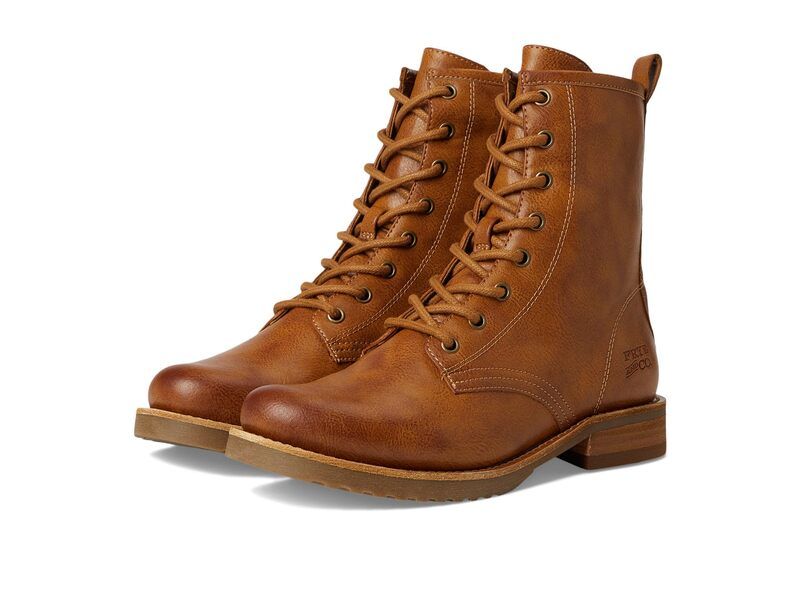 フライ レディース シューズ ブーツ・レインブーツ Frye And Co Chesnee Combat Caramel