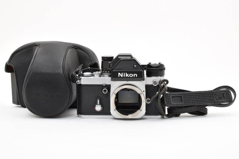 【実用品】Nikon ニコン F2 フォトミックS シルバー ボディ DP-2 AS-1 ガンカプラー付き フィルム一眼カメラ #4120-3
