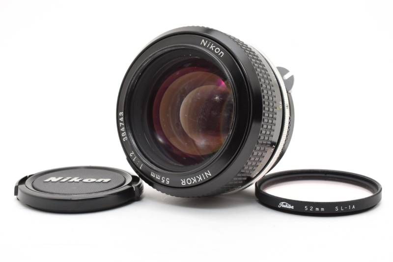 【実用品】Nikon ニコン 非Ai NIKKOR 55mm 1.2 MFレンズ #4120-4