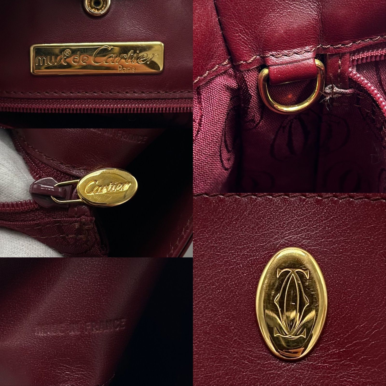 美品 Cartier カルティエ ショルダーバッグ 肩掛け 斜めがけ