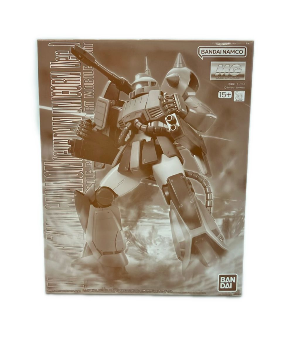 美品 バンダイ 機動戦士ガンダムUC MG 1/100 MG-06K ザク・キャノン ユニコーンカラーVer. プラモデル
