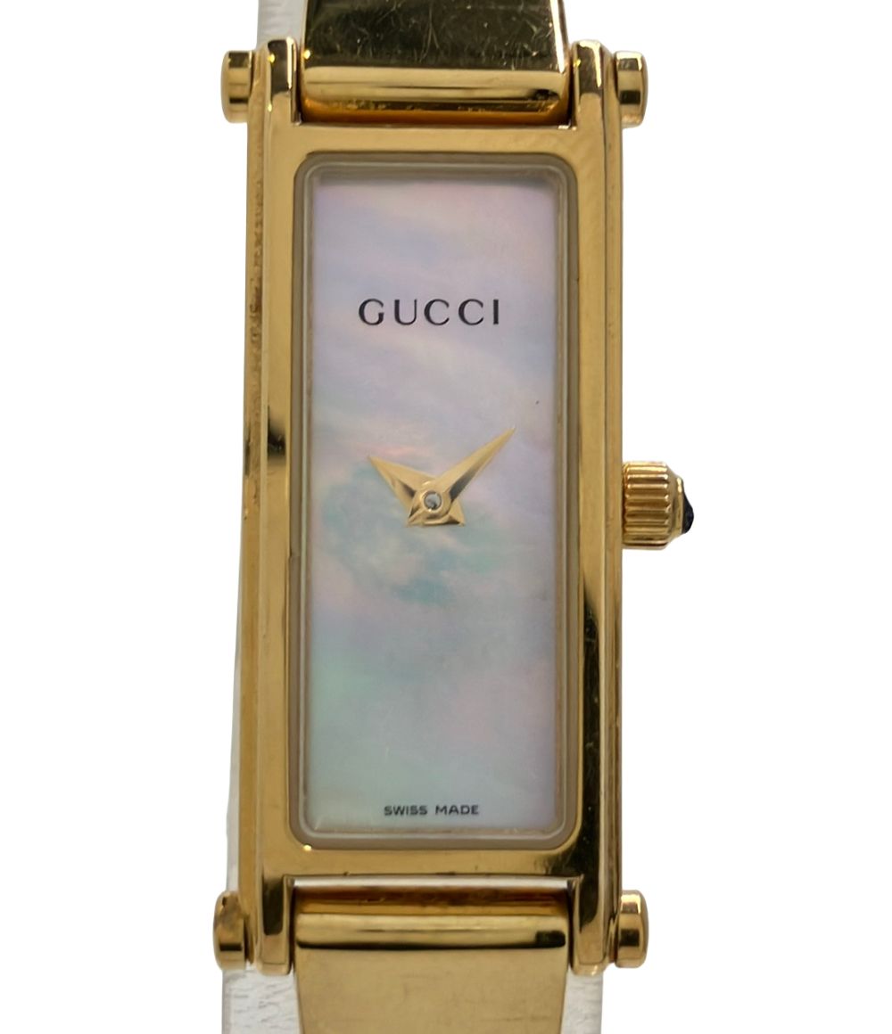 グッチ 腕時計 1500L クオーツ シェル レディース GUCCI 4,820円