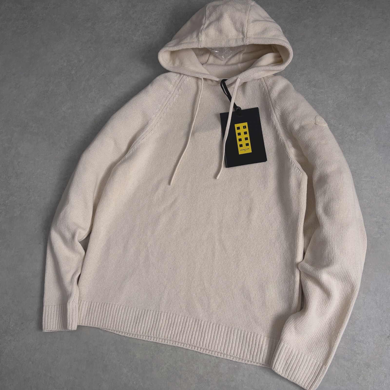 新品 定価13万 MONCLER カシミヤ ニット パーカー フーディ 