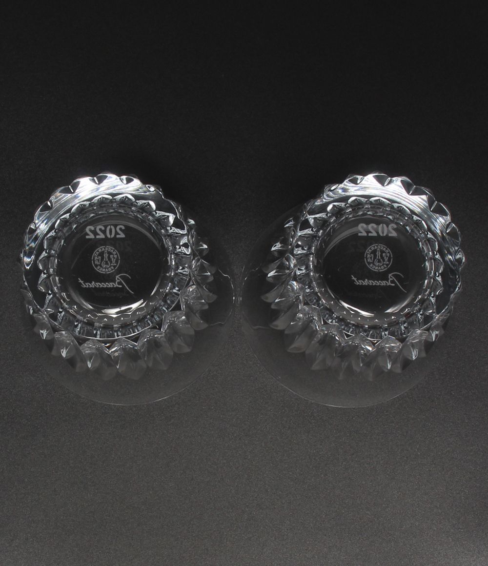 美品 バカラ イヤータンブラー グラス 2点セット ペア 2022 クリスタ Baccarat