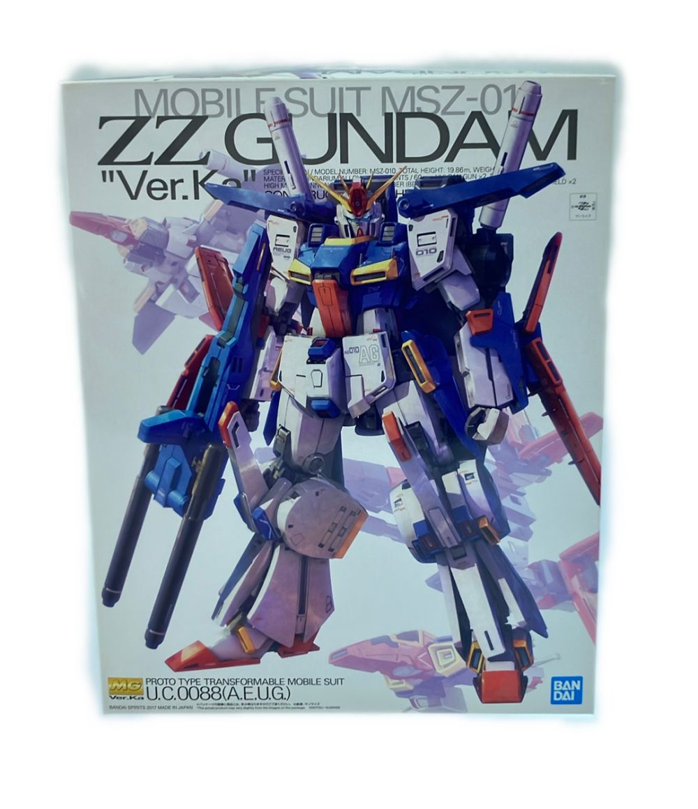 美品 バンダイ 機動戦士ガンダムZZ MG 1/100 MSZ-010 ダブルゼータガンダム Ver.Ka プラモデル