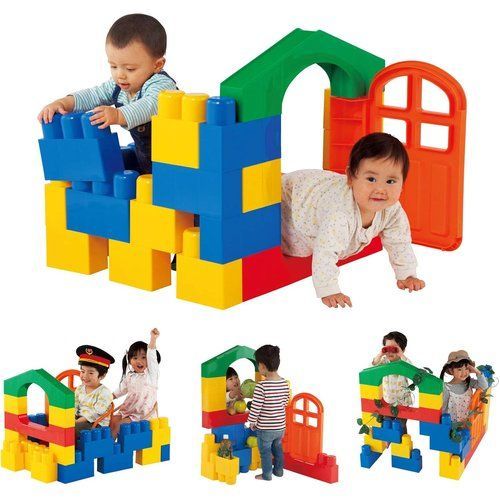 ピープル 全身でブロック 入って遊べるセット 作ったものに入って遊べる 頭が育つ 作例20通り以上 1歳が自分で積める 5種類23パーツ入り YG-115 7,760円