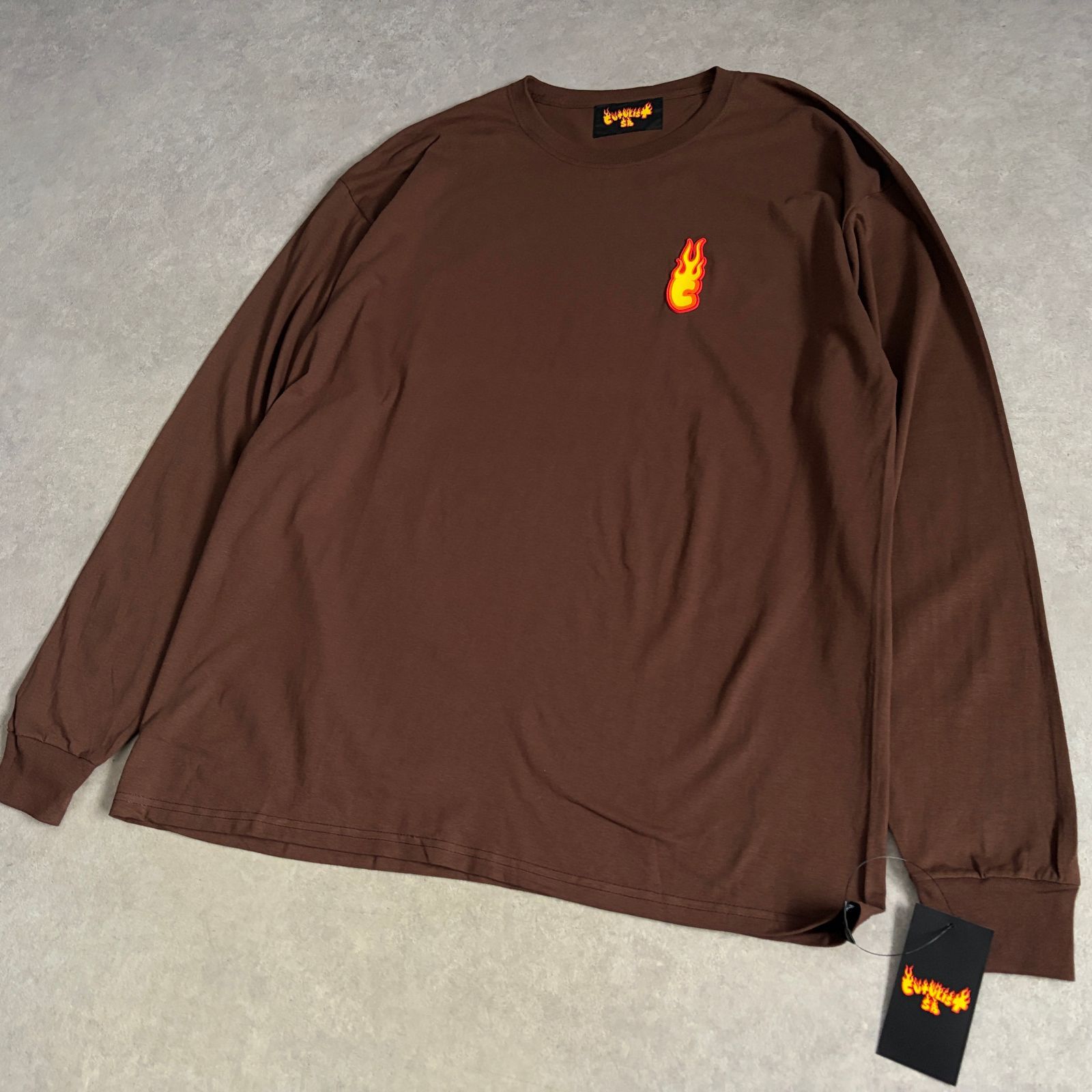 新品 定価1.5万 CVTVLIST ラバーワッペン ロンT 長袖Tシャツ