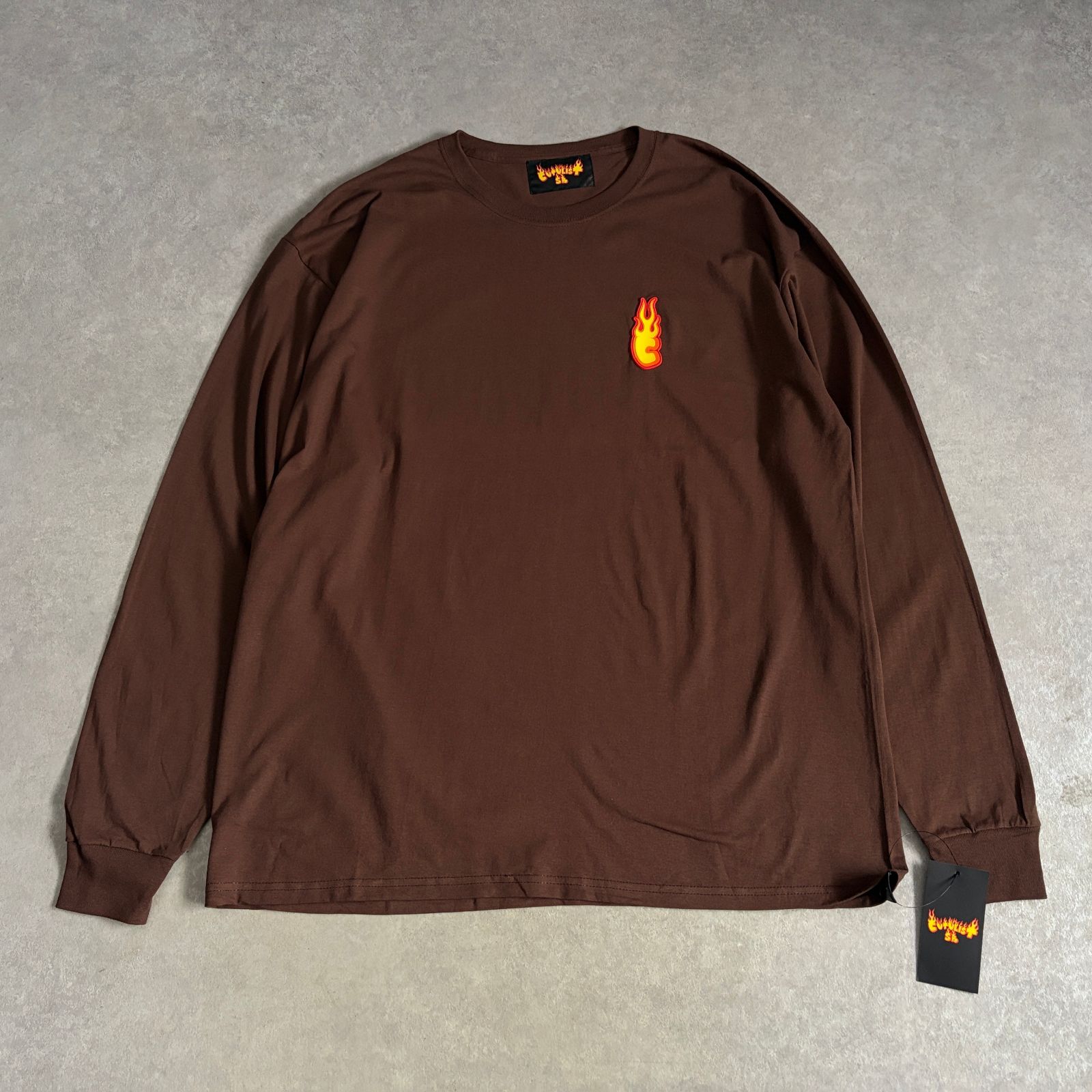 新品 定価1.5万 CVTVLIST ラバーワッペン ロンT 長袖Tシャツ