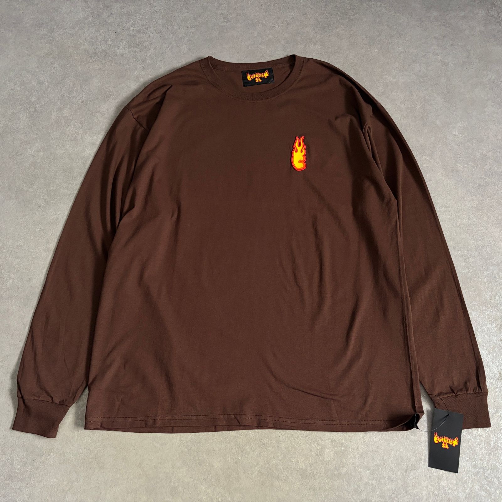 新品 定価1.5万 CVTVLIST ラバーワッペン ロンT 長袖Tシャツ