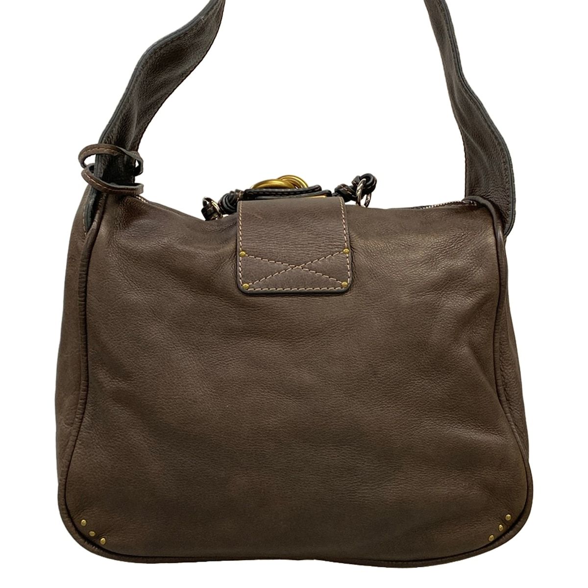 Chloe(クロエ) ショルダーバッグ パディントン ダークブラウン レザー Chloe(クロエ) ショルダーバッグ パディントン ダークブラウン レザー