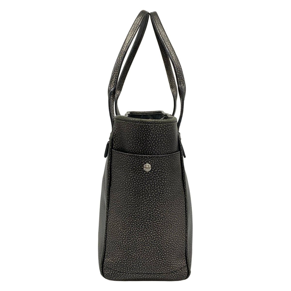 LOEWE(ロエベ) トートバッグ ヘリテージ 黒×ブロンズ レザー - メルカリ