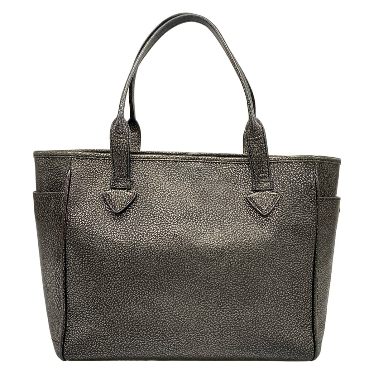 LOEWE(ロエベ) トートバッグ ヘリテージ 黒×ブロンズ レザー - メルカリ