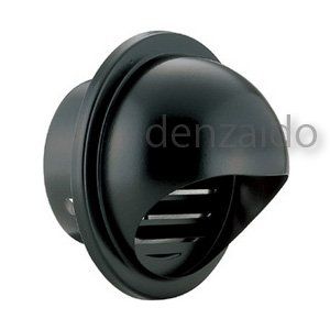 新品 バクマ工業 丸型フード付換気口 開口部:大 防火ダンパー付 ステンレス製 ブラック 150φ用 BD-150MVL-BK