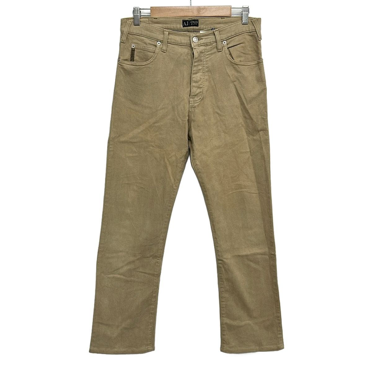 ARMANIJEANS(アルマーニジーンズ) パンツ サイズ32美品 - ベージュ フルレングス