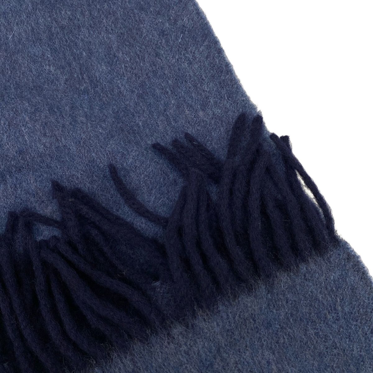 DRAKE'S(ドレイクス) マフラー美品 - ブルーグレー×ネイビー BARNEYS