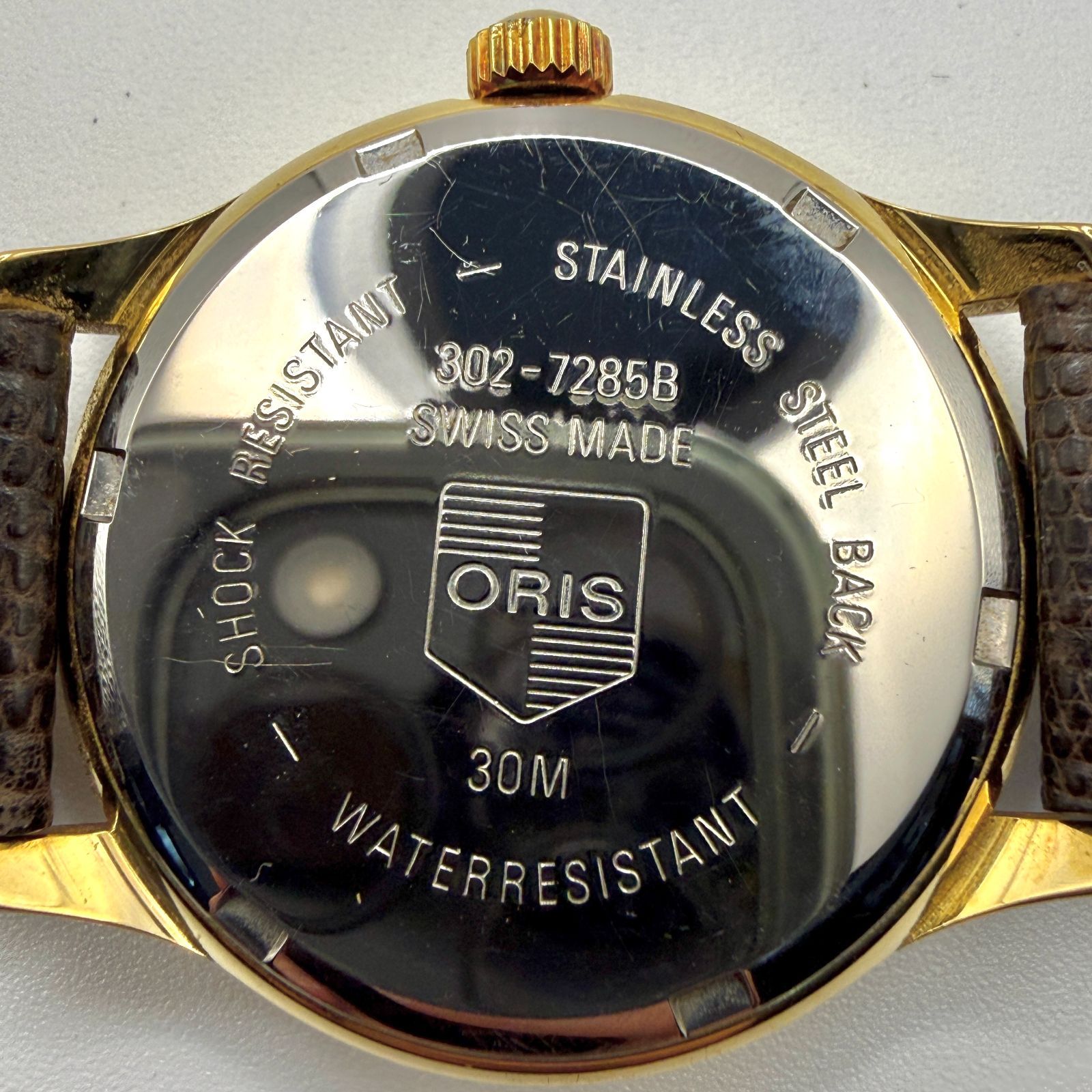 ORIS オリス ポインターデイト 302-7285B 手巻き 腕時計 動作品