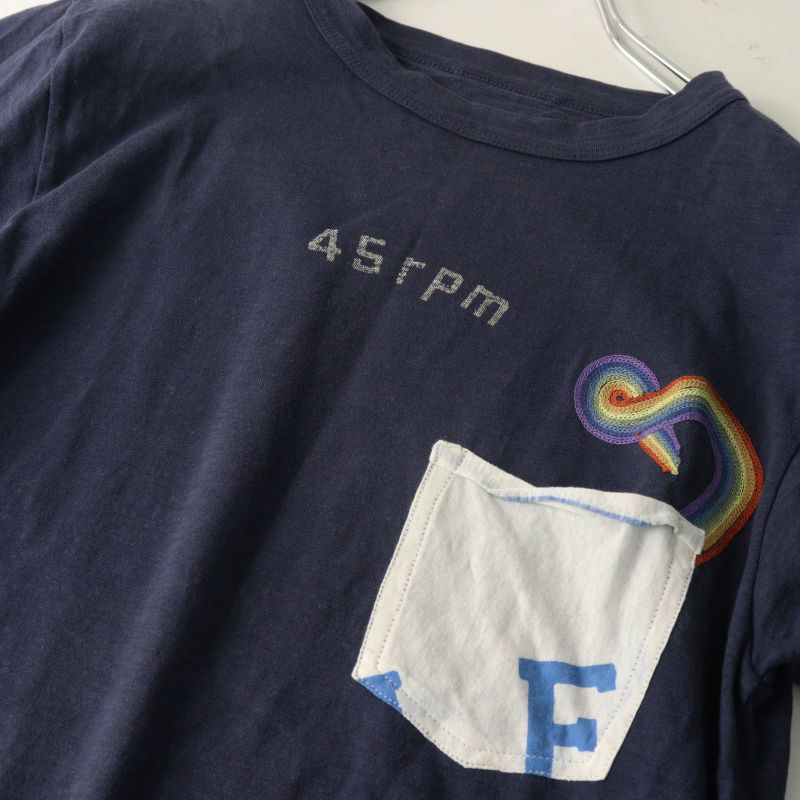 45R フォーティファイブアール 再び ロゴプリント 星Tシャツ 1