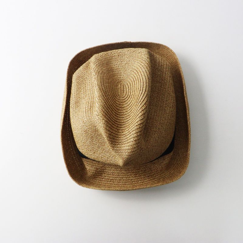 マチュアーハ mature ha. BOXED HAT 7cm brim grosgrain ribbon