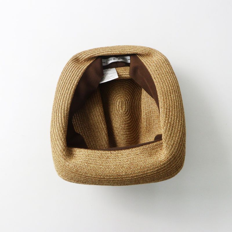 【未使用近】定価19,250円 BOXED HAT 7cm brimgrosgr マチュアーハ mature ha. BOXED HAT 7cm brim grosgrain ribbon