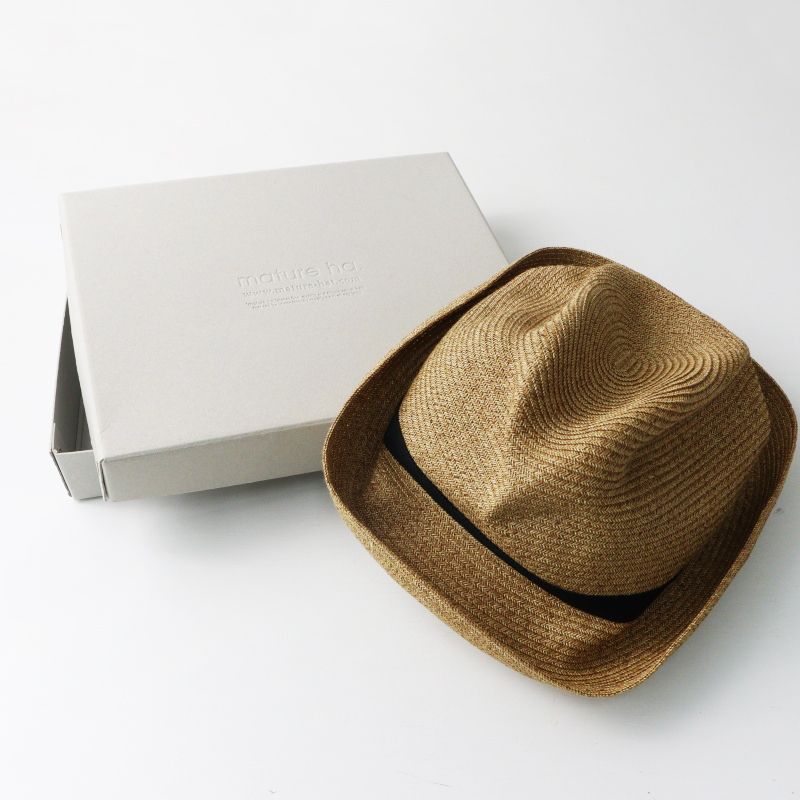 ha ペーパーハット HAT ペーパーハット mature マチュアーハ つば幅7cm