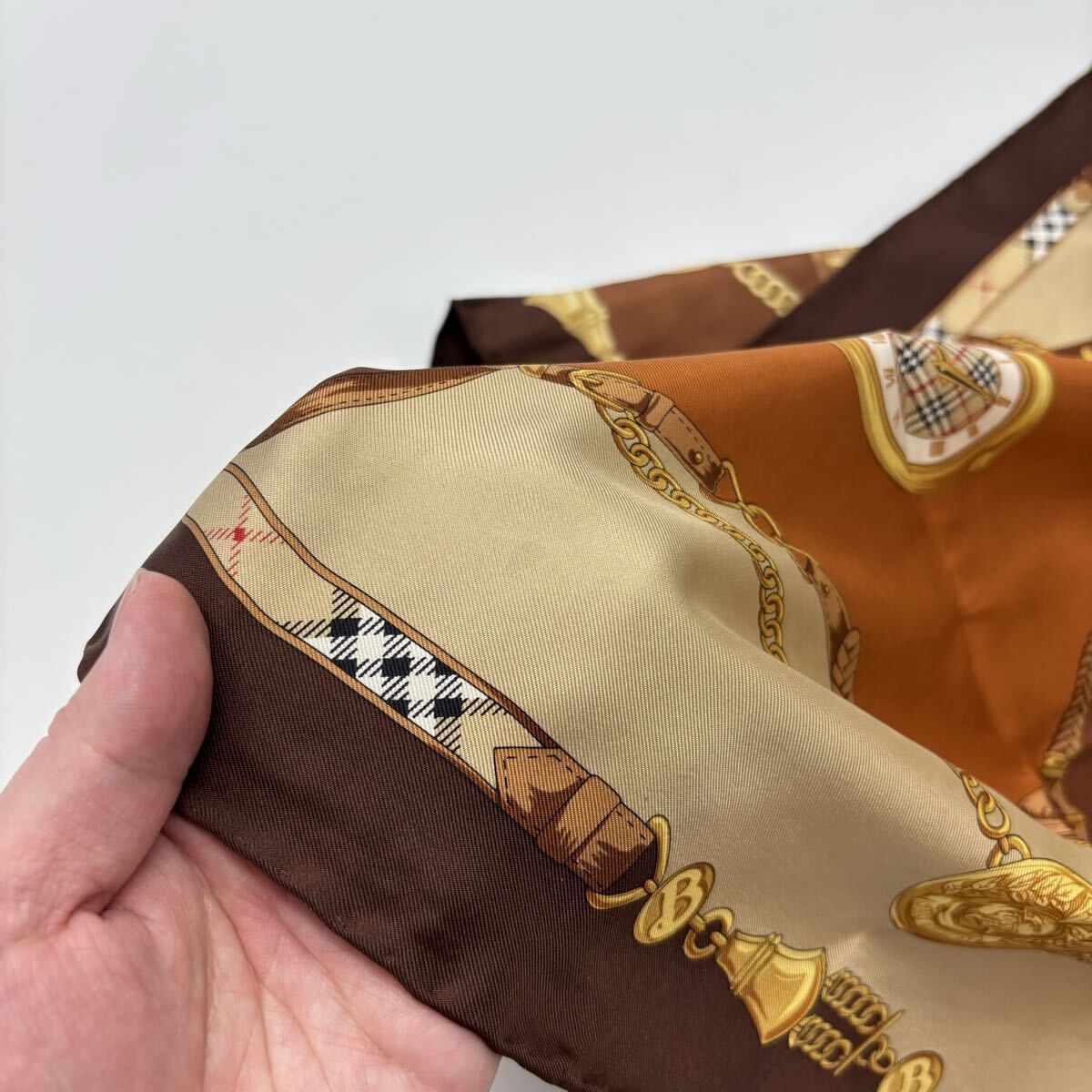 Burberrys バーバリーズ BURBERRY バーバリー 総柄 シルク スカーフ