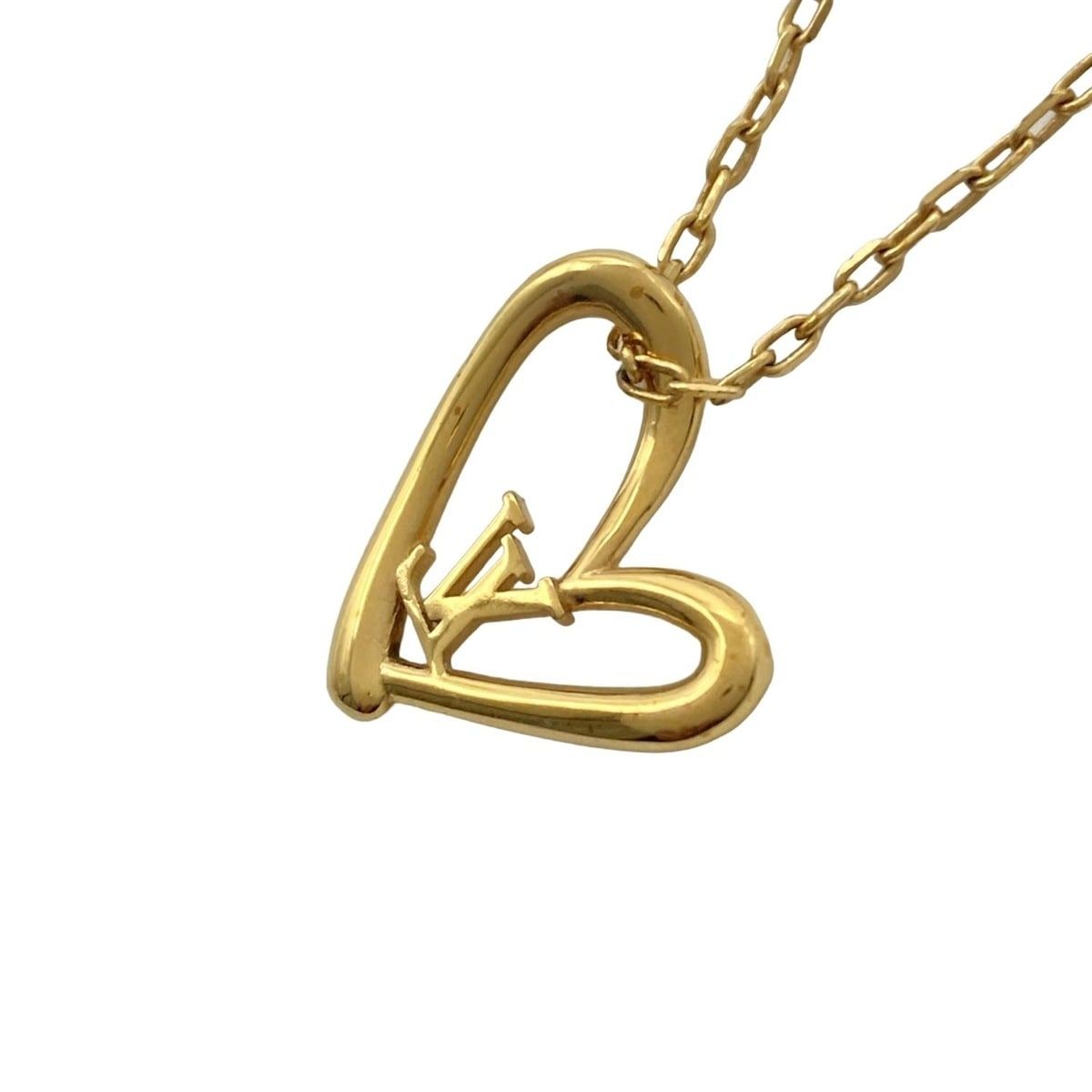 LOUIS VUITTON(ルイヴィトン) ネックレス美品 コリエハートフォーリン