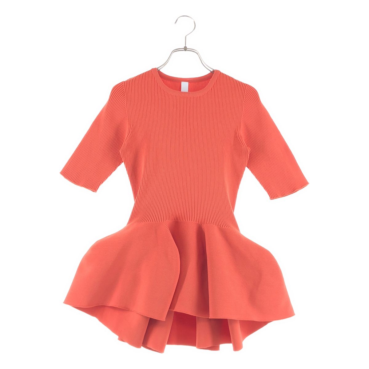 CFCL / シーエフシーエル | 2024SS | POTTERY SHORT SLEEVE FLARE TOP / ポッタリー フレアヘム 半袖ニット | F | レッド | レディース