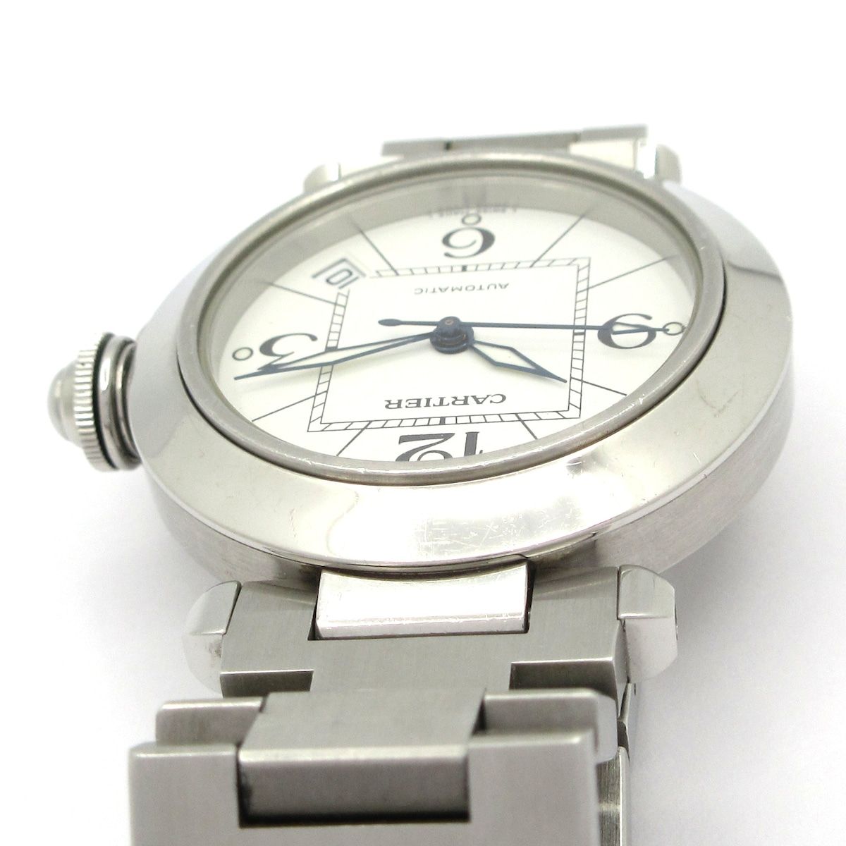 Cartier(カルティエ) 腕時計 パシャC W31074M7 ボーイズ SS 白 - メルカリ