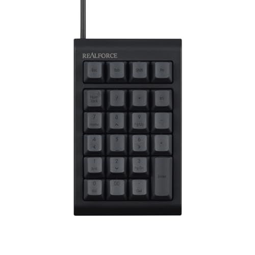 REALFORCE RT1 テンキーボード ブラック キー荷重 45g 有線 プログラマブル テンキー 静電容量無接点方式 左手デバイス 片手デバイス T1UX11 shu