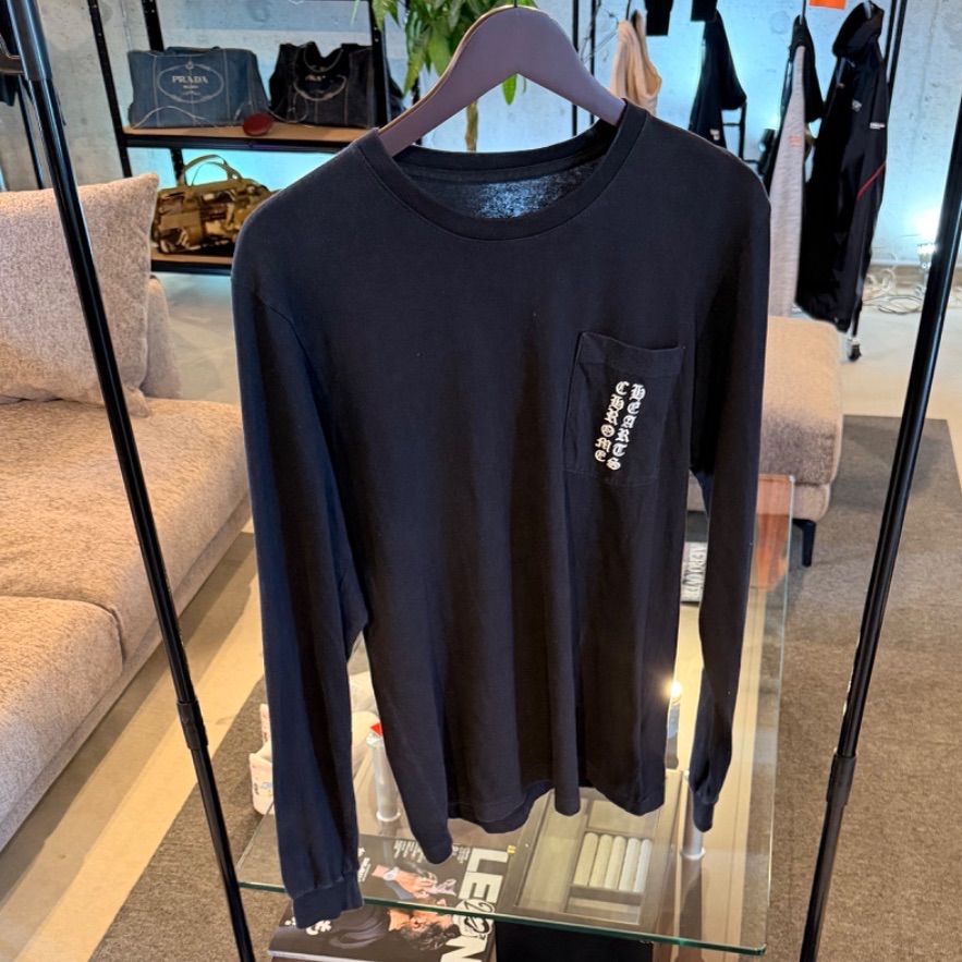 美品【CHROME HEARTS クロムハーツ オールドモデル ロングスリーブT